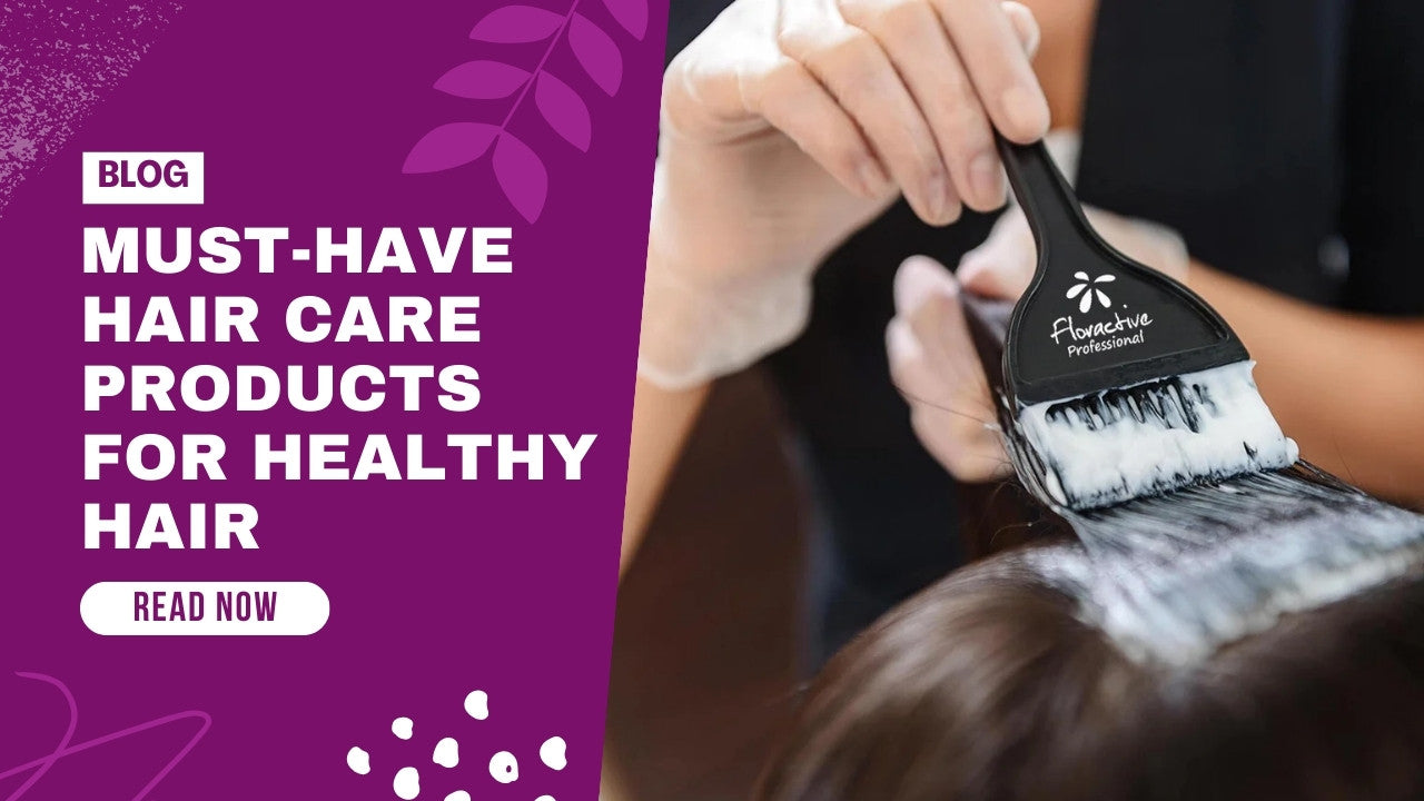 Stylist applying a hair care product on customer's hair