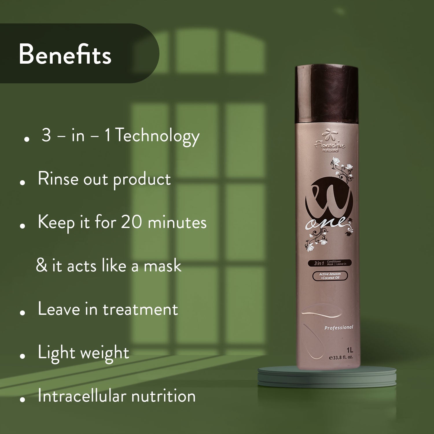 W One 3in1 conditioner - 1000 ml