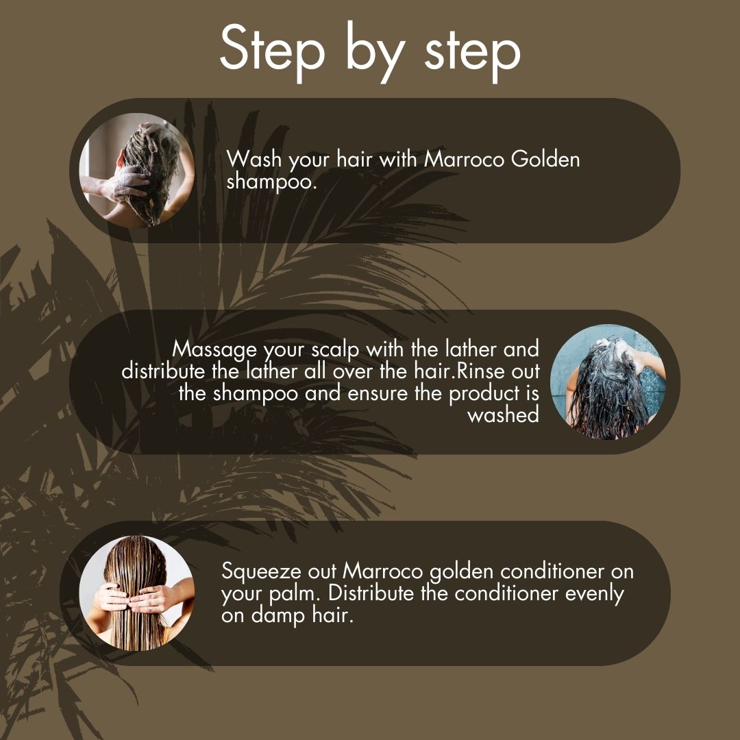 Marroco Golden Shampoo - 300 ml