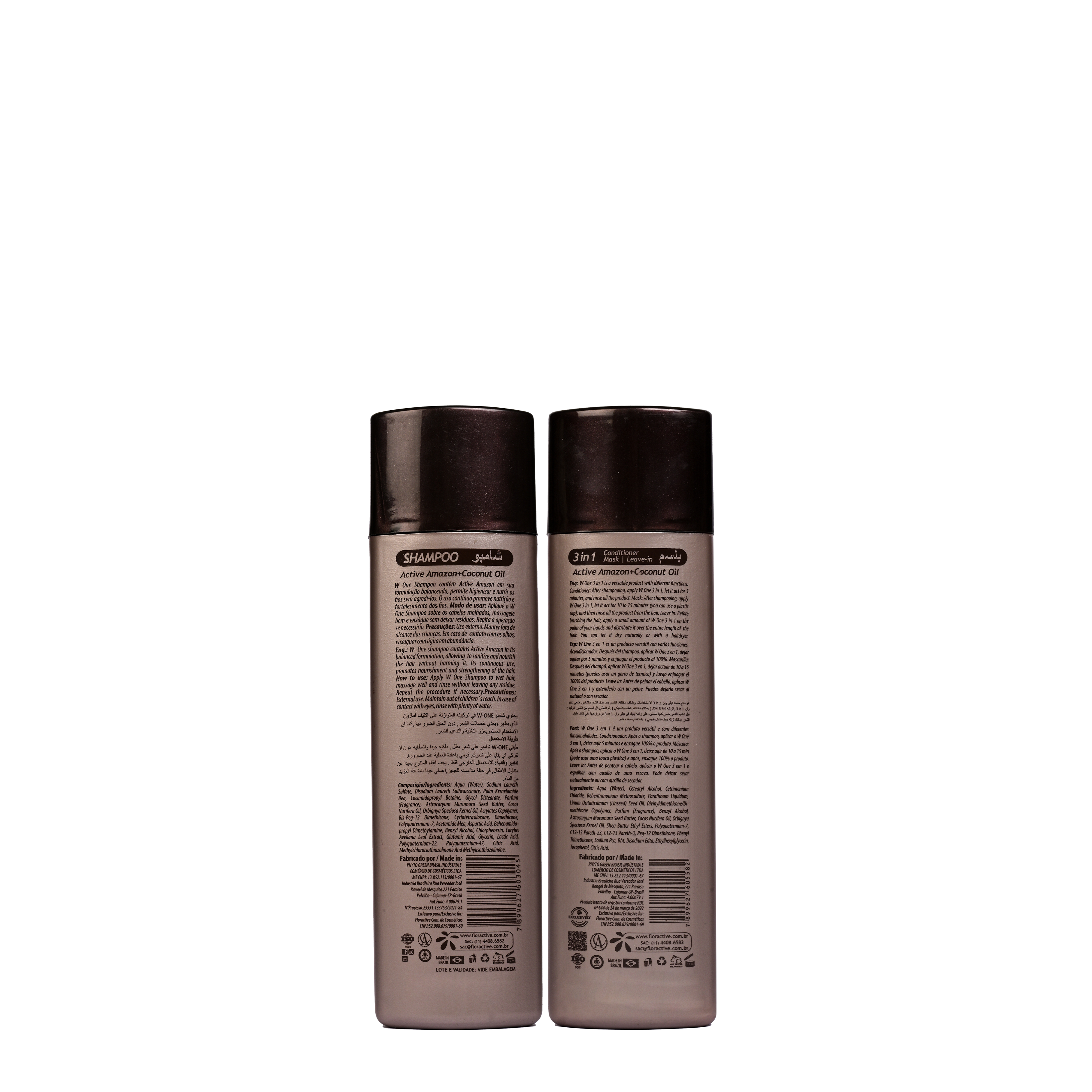 Floractive W One 3 in 1 Conditioner & Shampoo - 300 ML