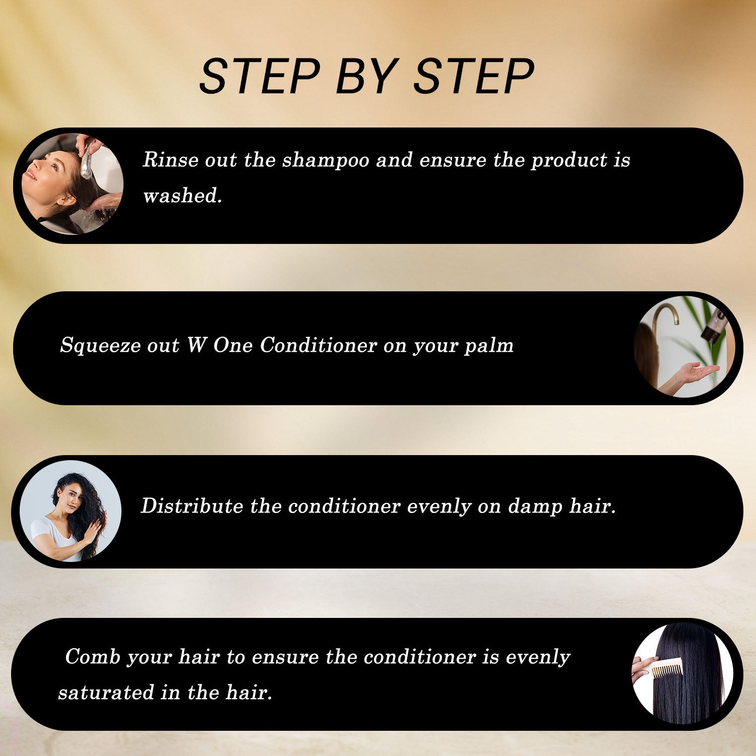 Floractive W One combo of 3 in 1 Conditioner & Shampoo - 1000 ML