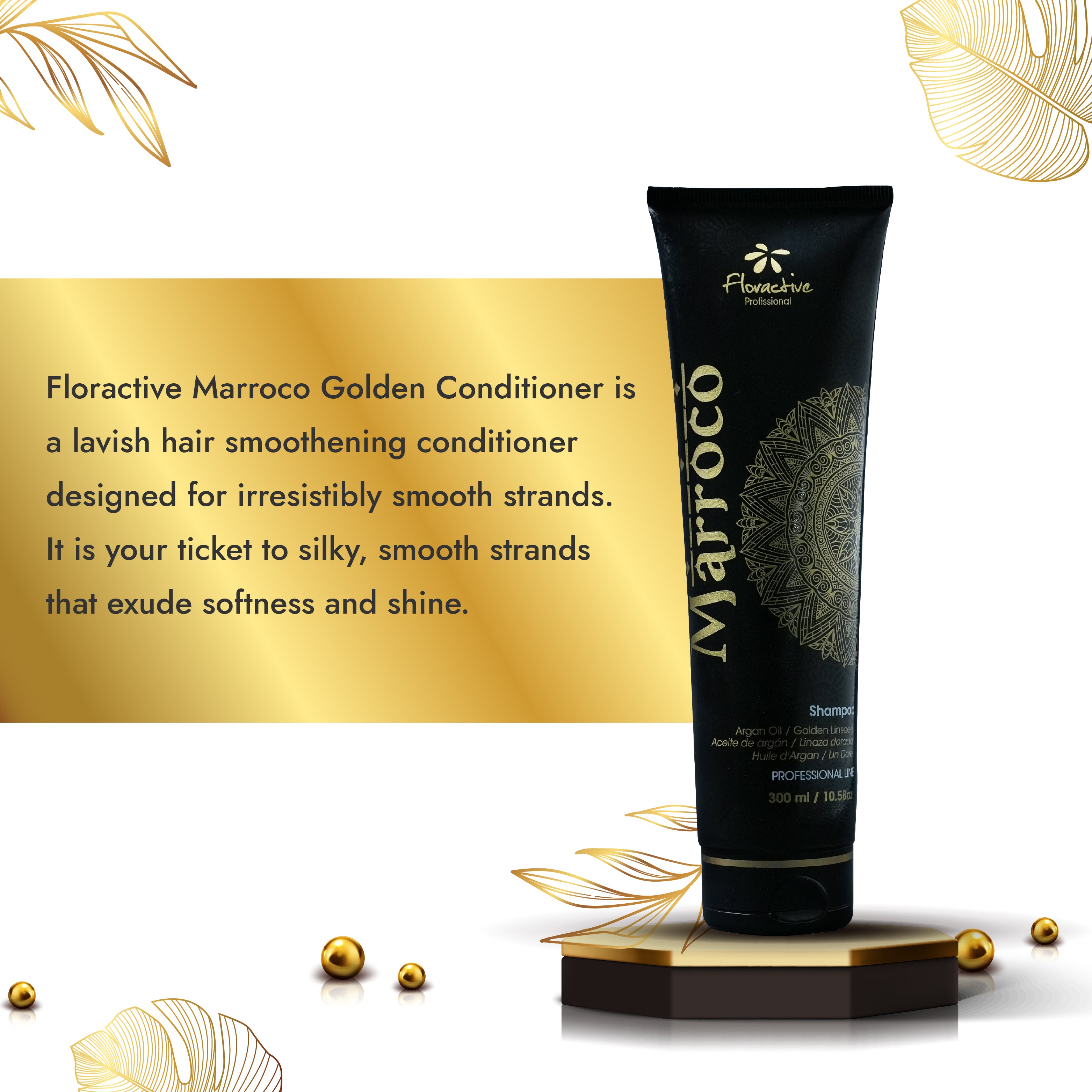 Marroco Golden Shampoo - 300 ml
