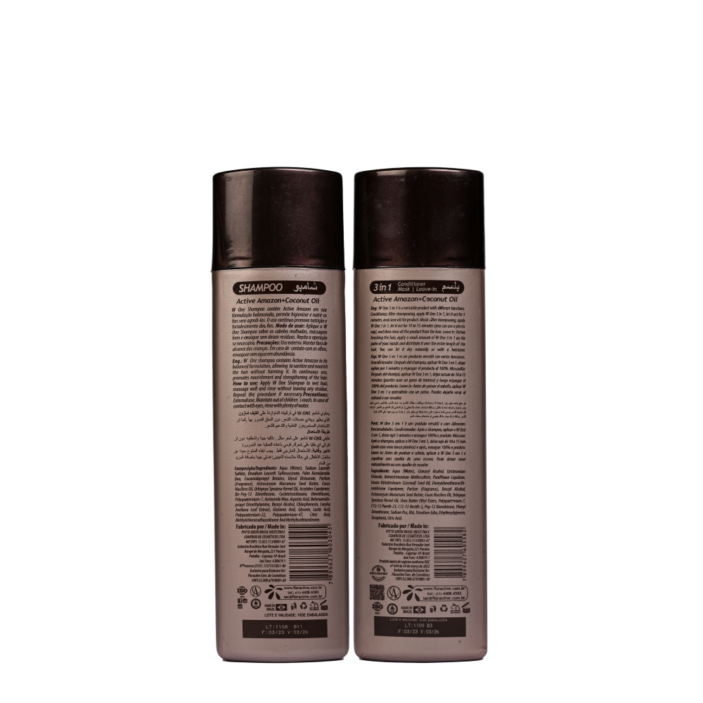 Floractive W One 3 in 1 Conditioner & Shampoo - 300 ML