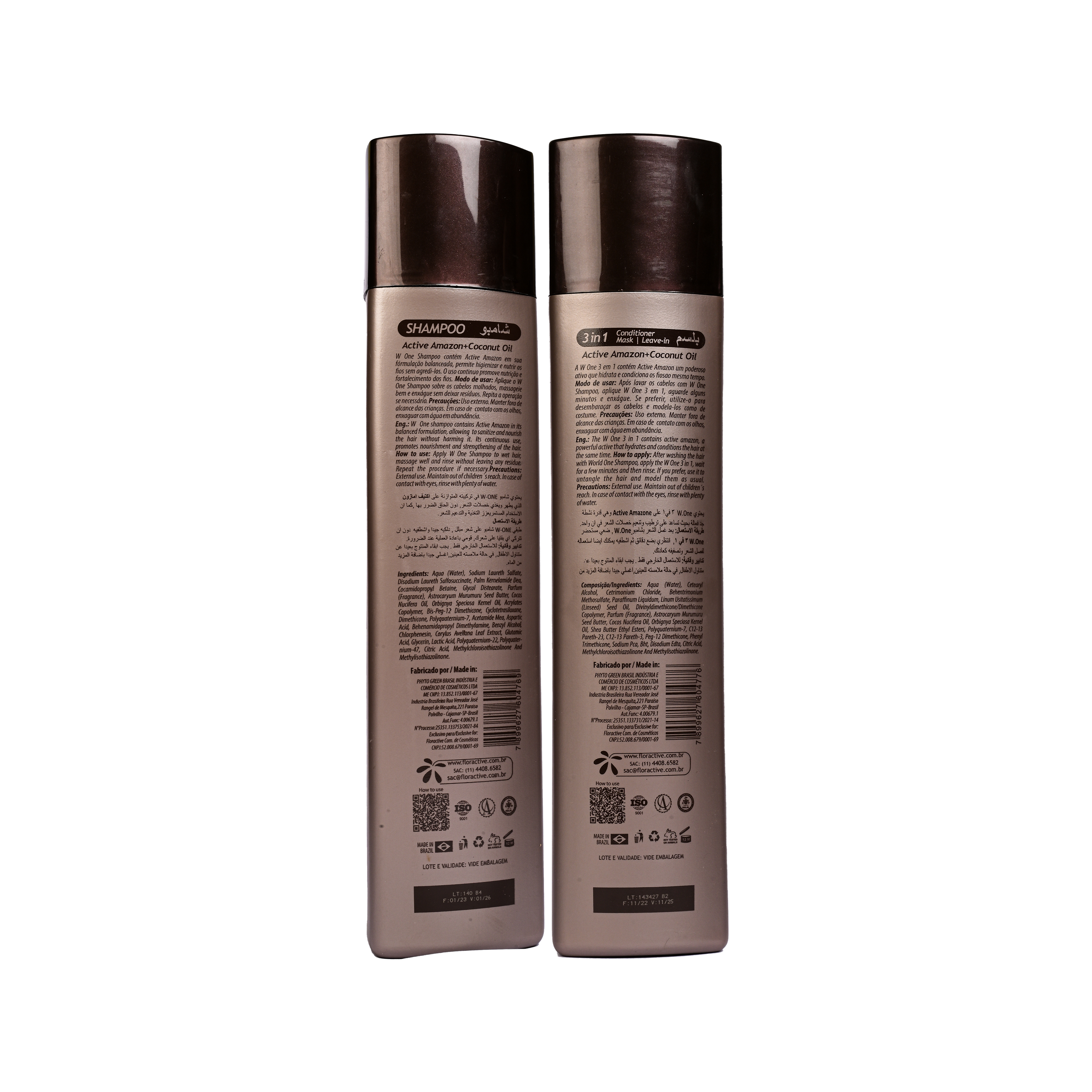 Floractive W One combo of 3 in 1 Conditioner & Shampoo - 1000 ML